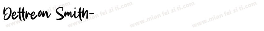 Dettreon Smith字体转换
